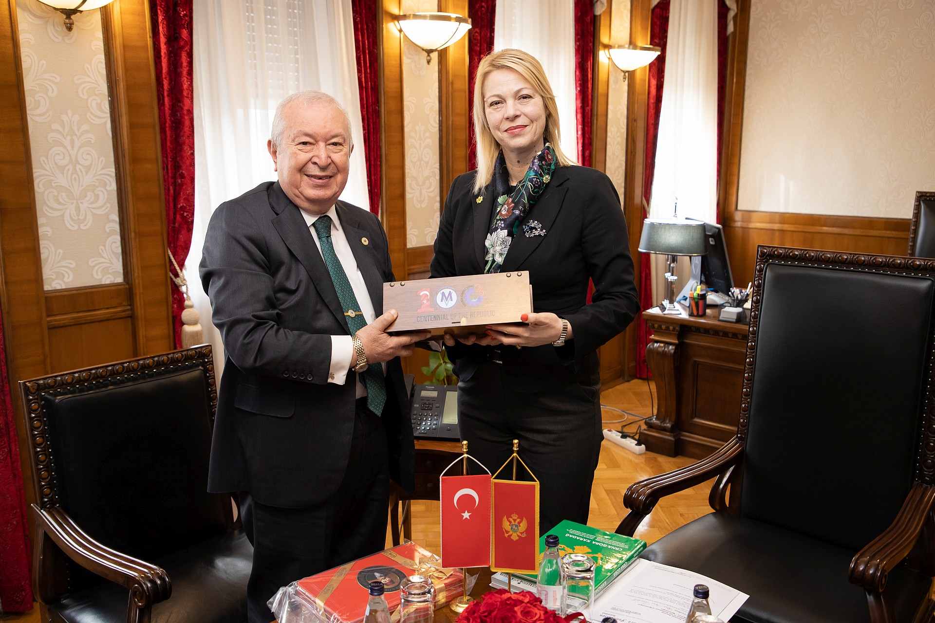  Speaker of the Parliament of Montenegro received the M