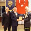 Bakırköy Rotary Club gave a plaque to Dr. Akkan Suver