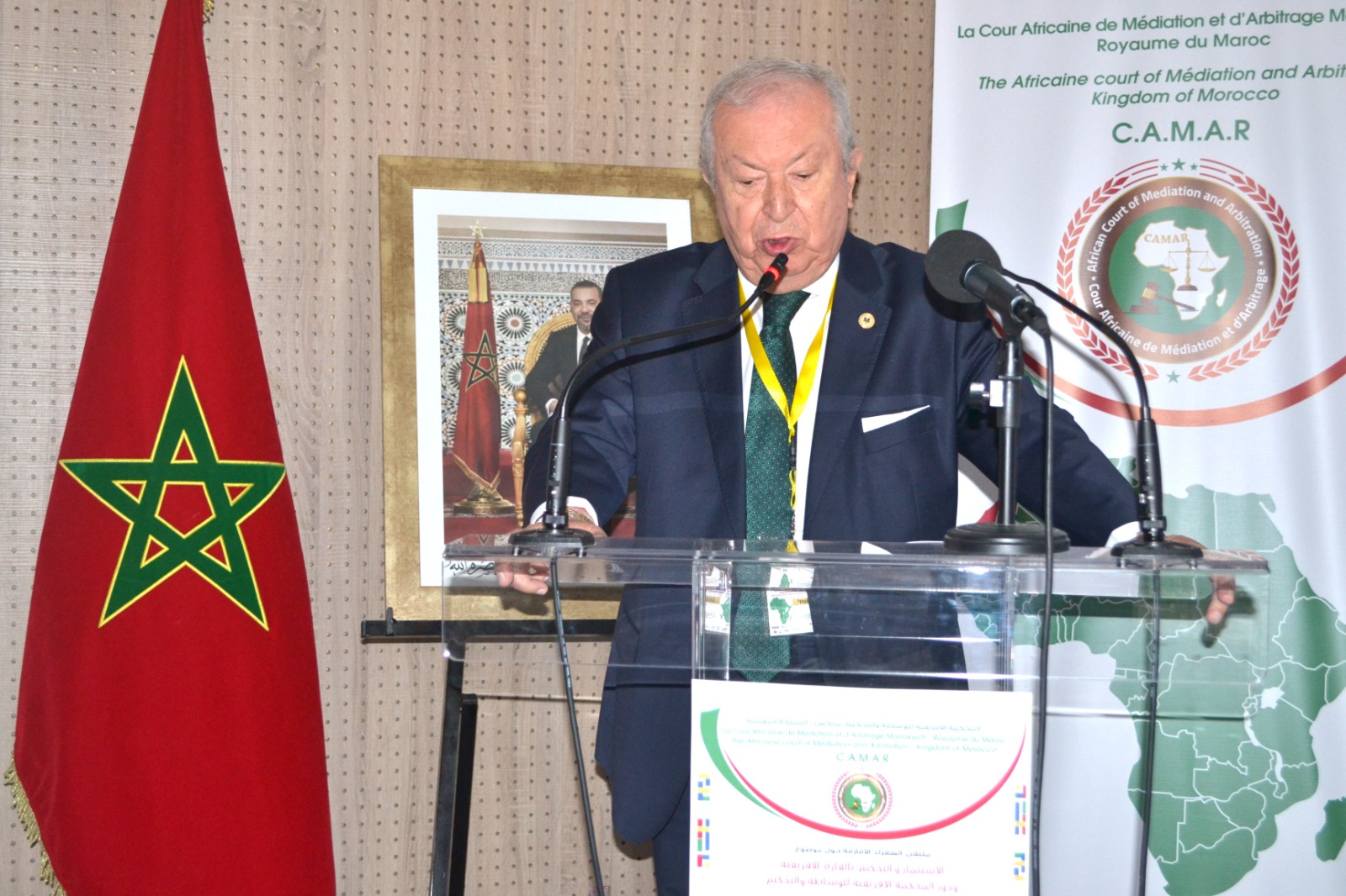 Dr. Akkan Suver made a speech at CAMAR Meeting in Moroc