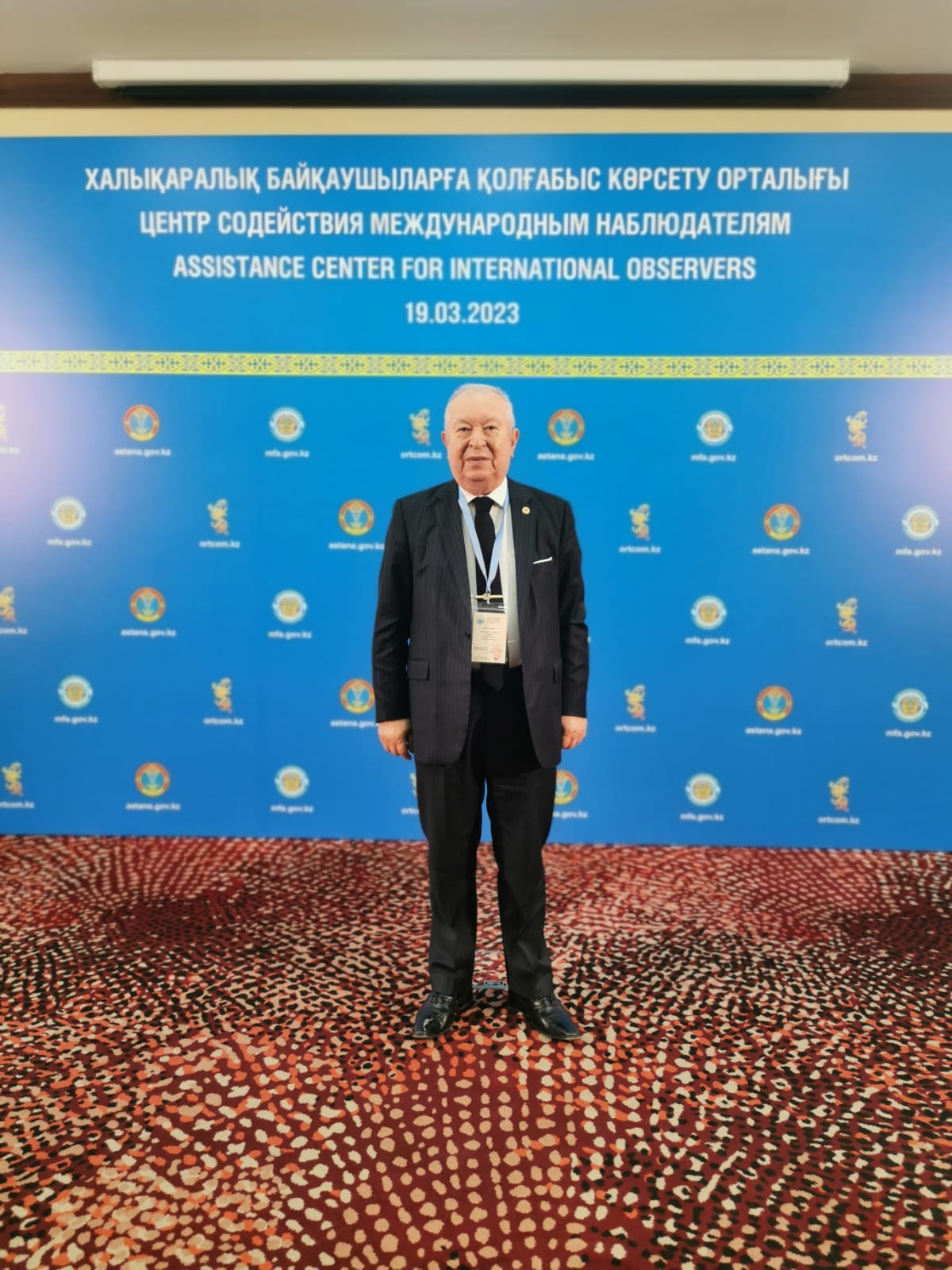 Dr.Akkan Suver Kazakistan seçimlerine Gözlemci olarak k