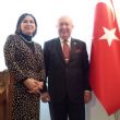 Türkiye’nin Ljubljana Büyükelçisi Esen Altuğ Dr. Suver’i kabul etti