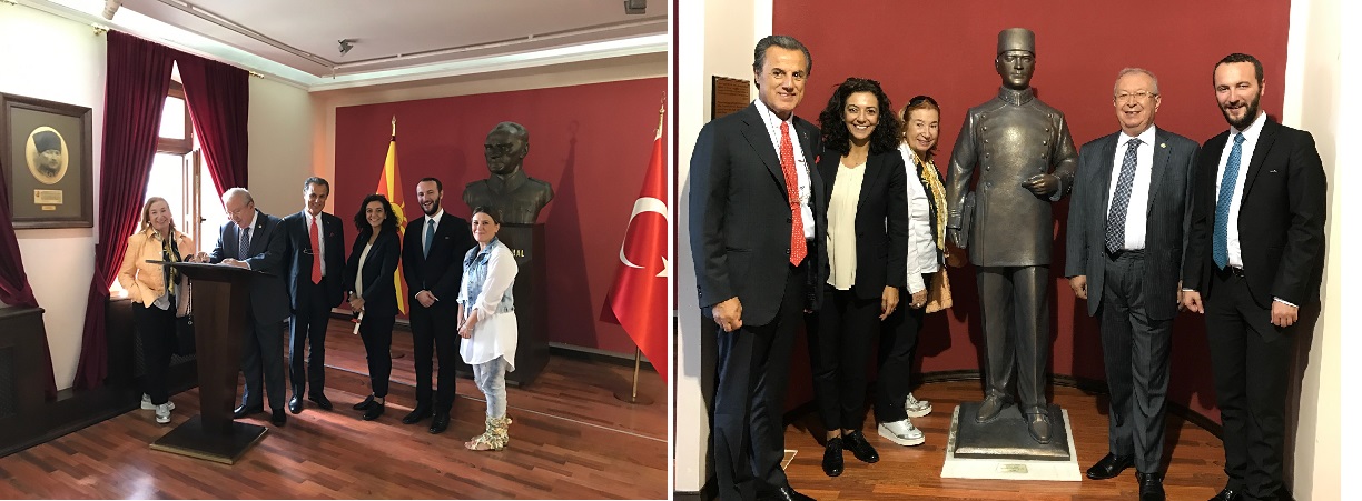Makedonya- Marmara Grubu Vakfı, Makedonya Cumhurbaşkanı Gjorge Ivanov tarafından kabul edildi