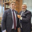 Nemengan Valisi Adem Ceylan'ı ziyaret etti.