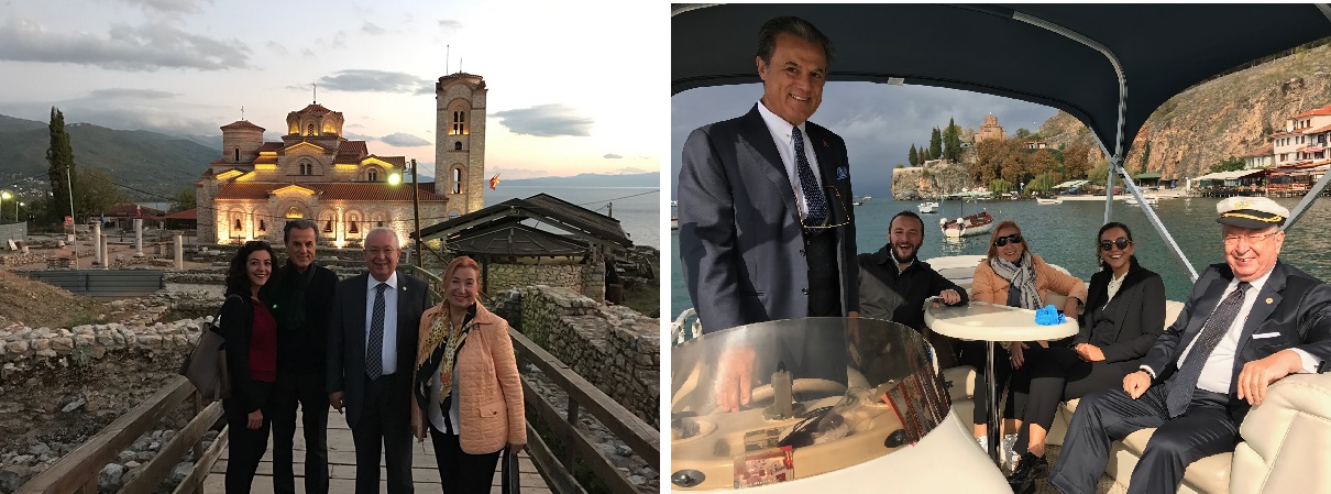 Makedonya- Marmara Grubu Vakfı, Makedonya Cumhurbaşkanı Gjorge Ivanov tarafından kabul edildi