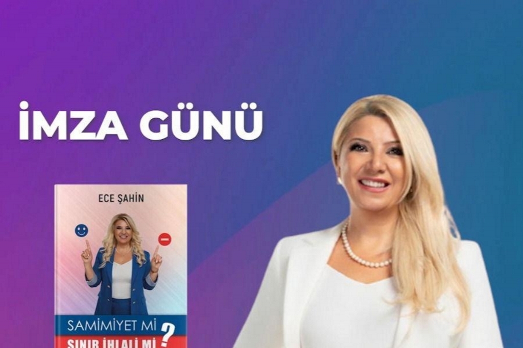 Ece Şahin kitabını imzalayacak
