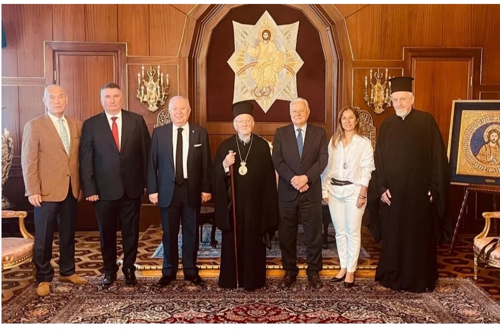 Marmara Grubu Vakfı'ndan Patrik Bartholomeos'a ziyaret