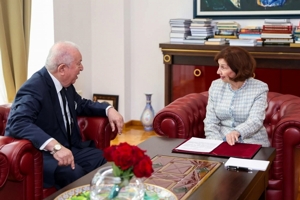 Gordana Siljanovska-Davkova Marmara Grubu Vakfını kabul etti
