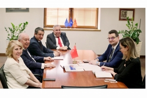Kuzey Makedonya Maliye Bakan Yardımcısı Jankulovski Marmara Grubu Heyetini kabul etti
