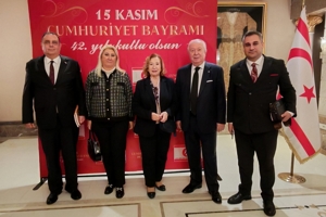 Kuzey Kıbrıs Türk Cumhuriyeti 42.kuruluş yıldönümü Kutladı