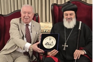 Mor İgnatios II Eprem Marmara Grubu Vakfı'nı kabul etti