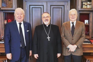 Marmara Grubu Vakfı Genel Başkanı Dr. Suver ve Genel Başkan Yardımcısı Okray Vatikan Temsilcisi ile biraraya geldi