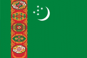Türkmenistan bayrağı