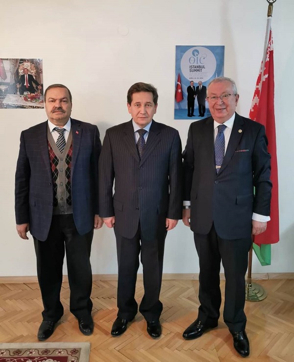 Belarus Büyükelçisi Victor Rybak’e Ziyaret