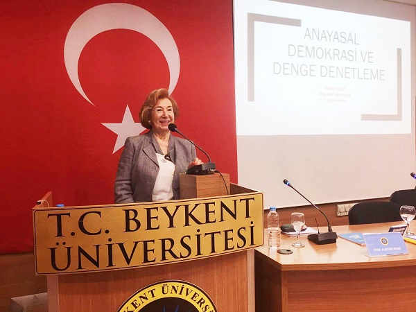 Müjgan Suver spoke at the Symposium on Society and Demo