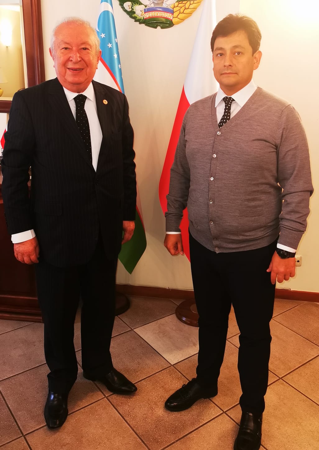 Dr. Akkan Suver visits Amirsaid Agzamkhodjayev