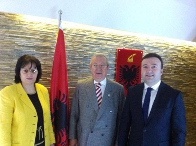 Dr. Akkan Suver Arnavutluk Başkonsolosu Ermal Muca’yı z