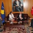 Kosova Cumhurbaşkanı Sayın Atıfete Jahjaga Marmara Grubu Vakfı Heyetini Kabul Etti