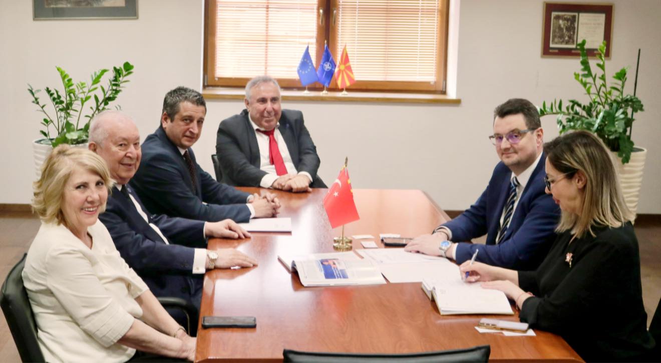 Nikolche Jankulovski, Deputy Minister of Finance of North Macedonia, received the delegation of the Marmara Group Foundation. Nikolche Jankulovski, Deputy Minister of Finance of Nor