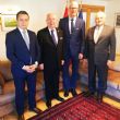 Letonya Büyükelçisi Marmara Grubu Vakfını kabul etti