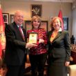 Makedonya İstanbul Başkonsolosu Zerrin Abaz Marmara Grubu Vakfına veda etti