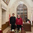 Oğuzhan Ceylan Mardin Deyrulzafaran Manastırını ziyaret etti