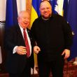Ukrayna Meclis Başkanı Ruslan Stefanchuk Dr. Akkan Suver’i kabul etti