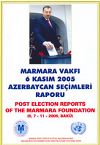 Marmara Vakfı 6 Kasım 2005 Azerbaycan Seçimleri Raporu
