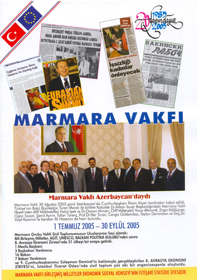 Marmara Vakfı Azerbaycandaydı 